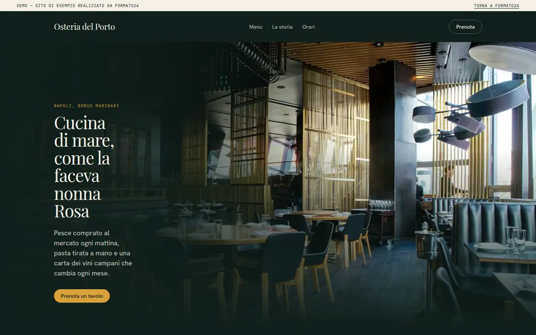 Osteria del Porto — Ristorante
